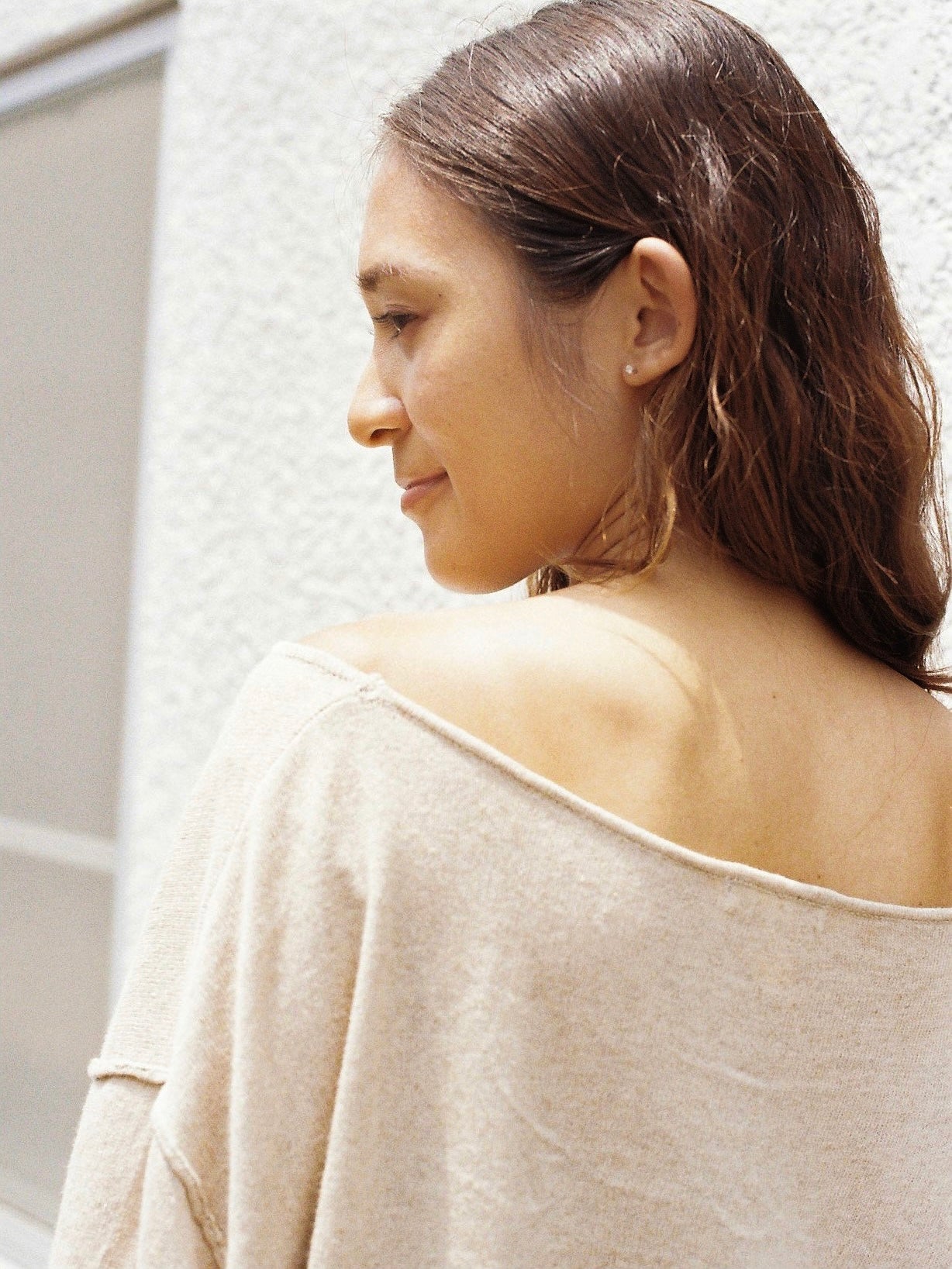 Comfy knit top (natural) – seed and soil