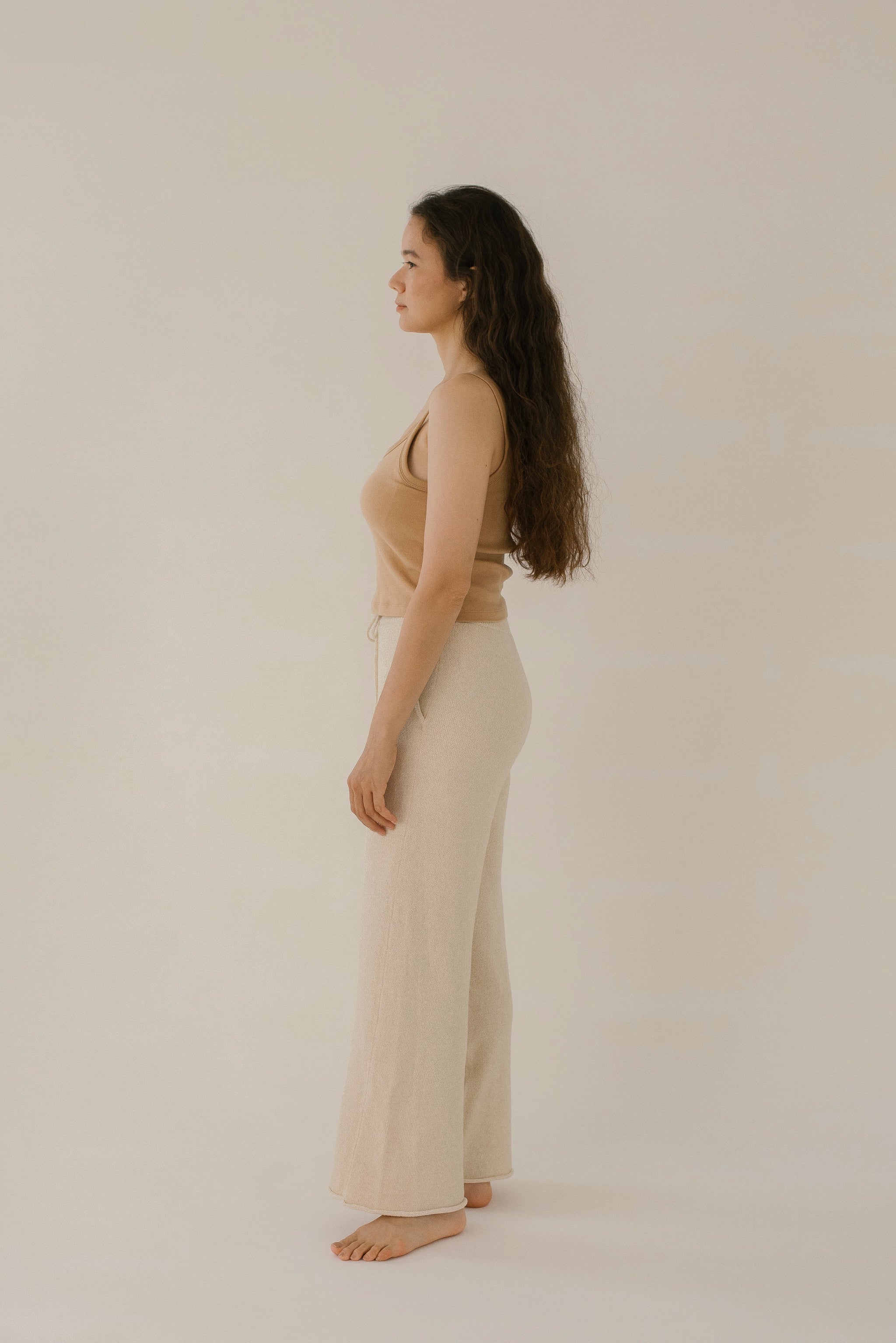Organic cotton tank (tan) – seed and soil