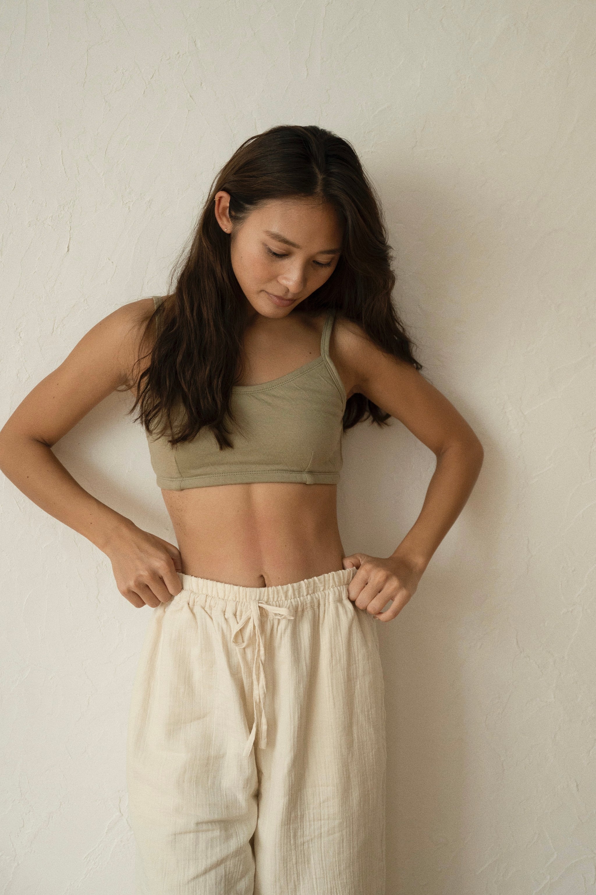 seed and soil オーガニックコットン　ラップトップ Organic cotton wrap top (chai) – seed and soil