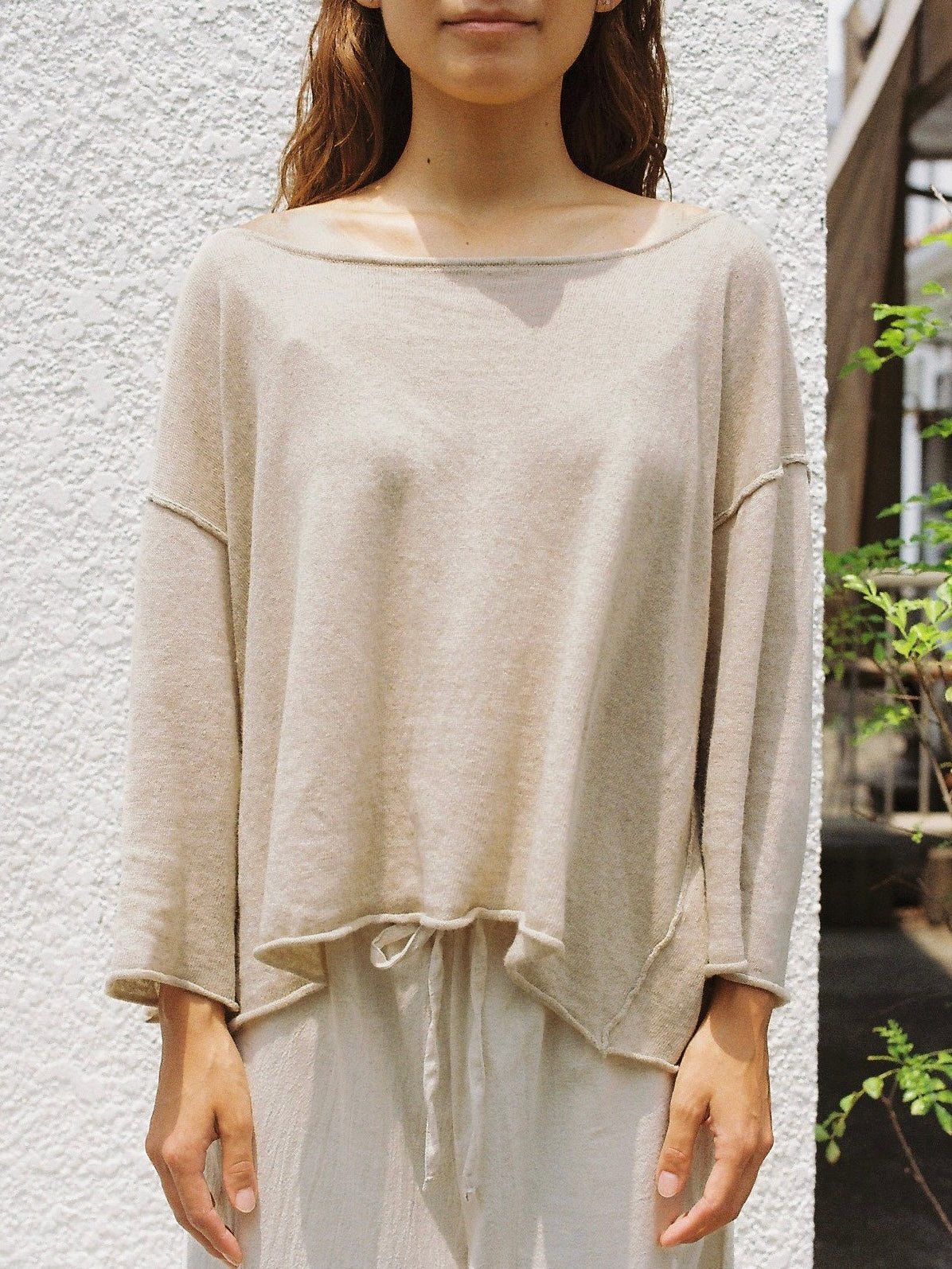トップス seed and soil Comfy knit top Comfy knit top (natural) – seed and soil