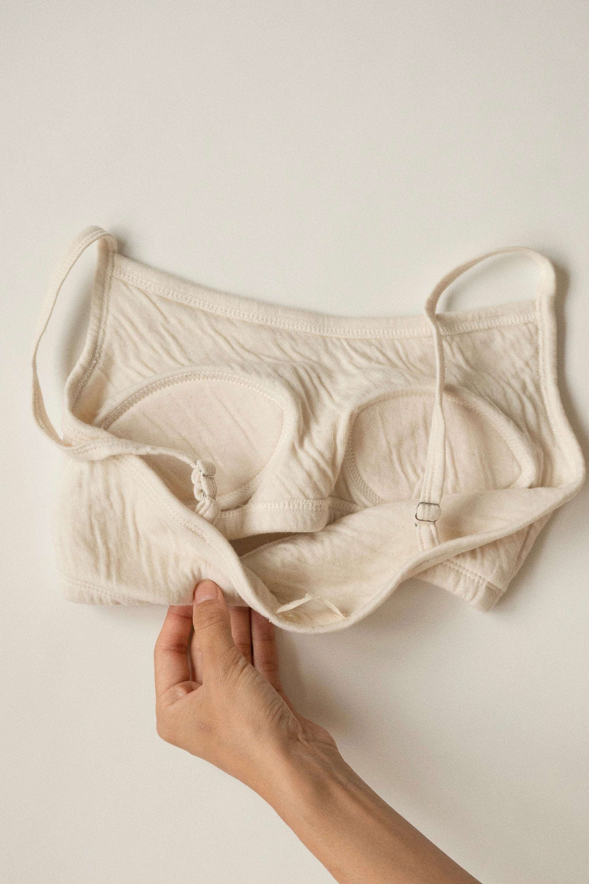 Organic cotton bratop (ivory) – seed and soil