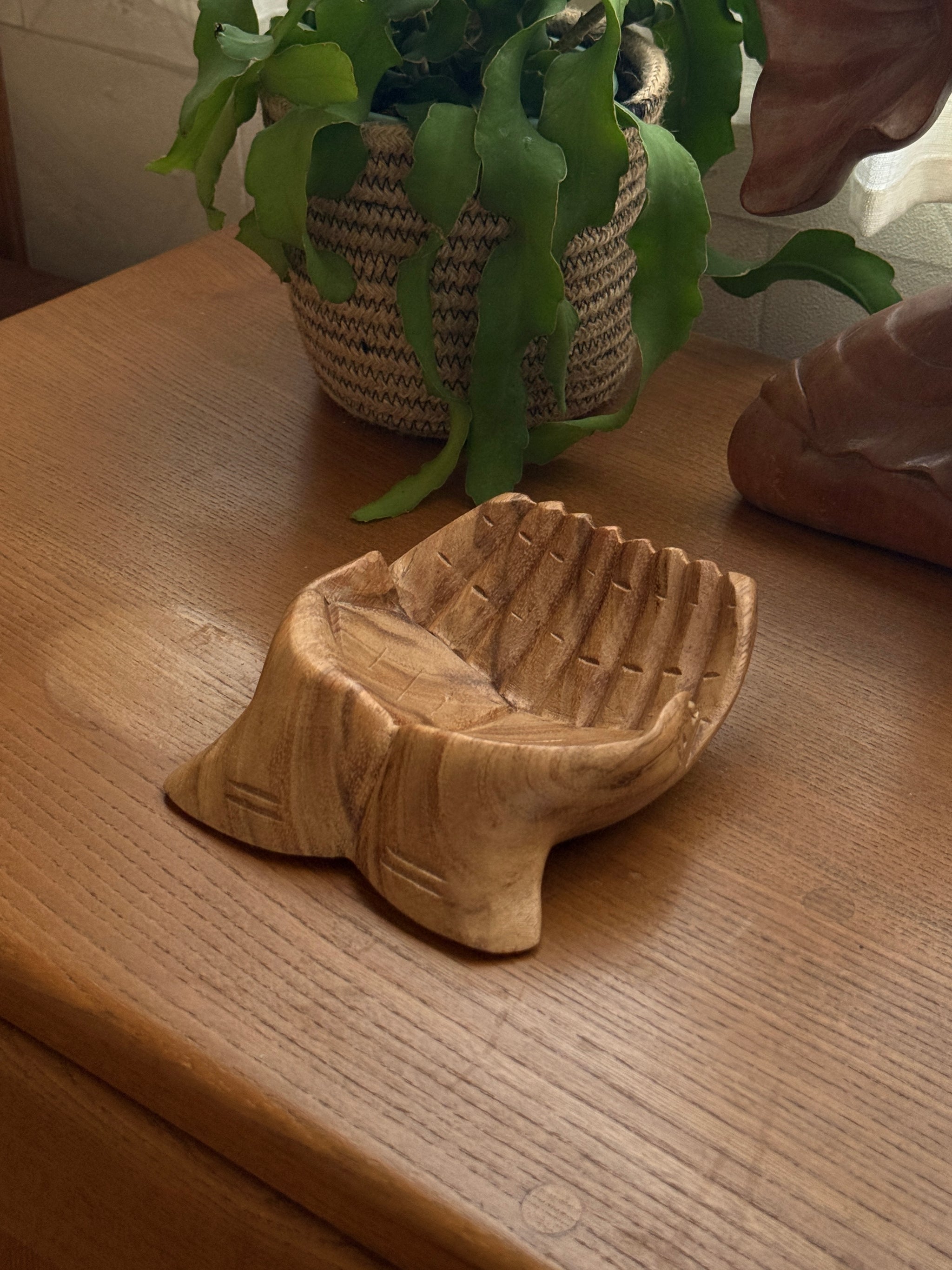 Hand shaped tray – seed and soil