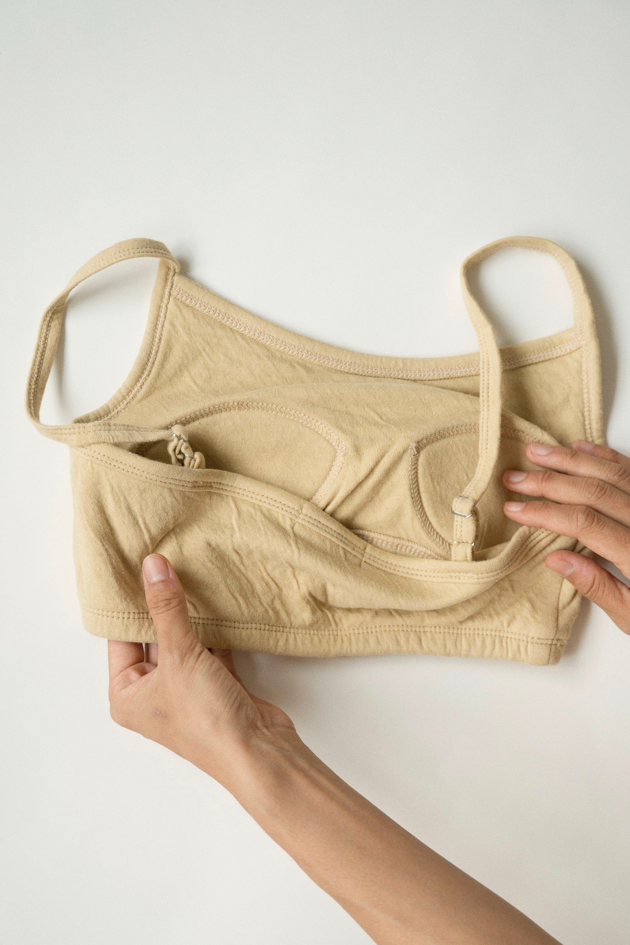 Organic cotton bratop (sand yellow) – seed and soil