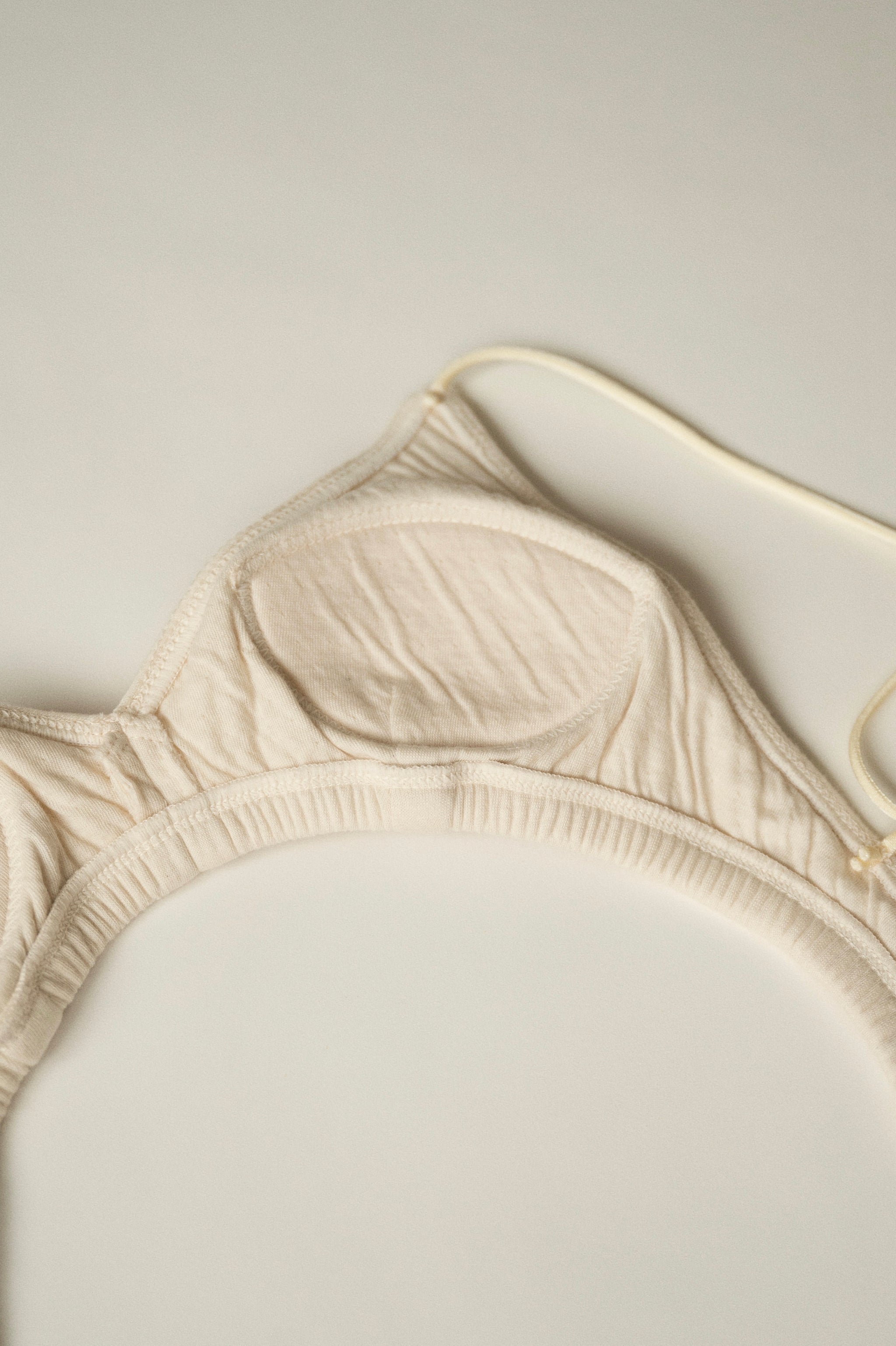 Organic cotton basic bra (ivory) – seed and soil