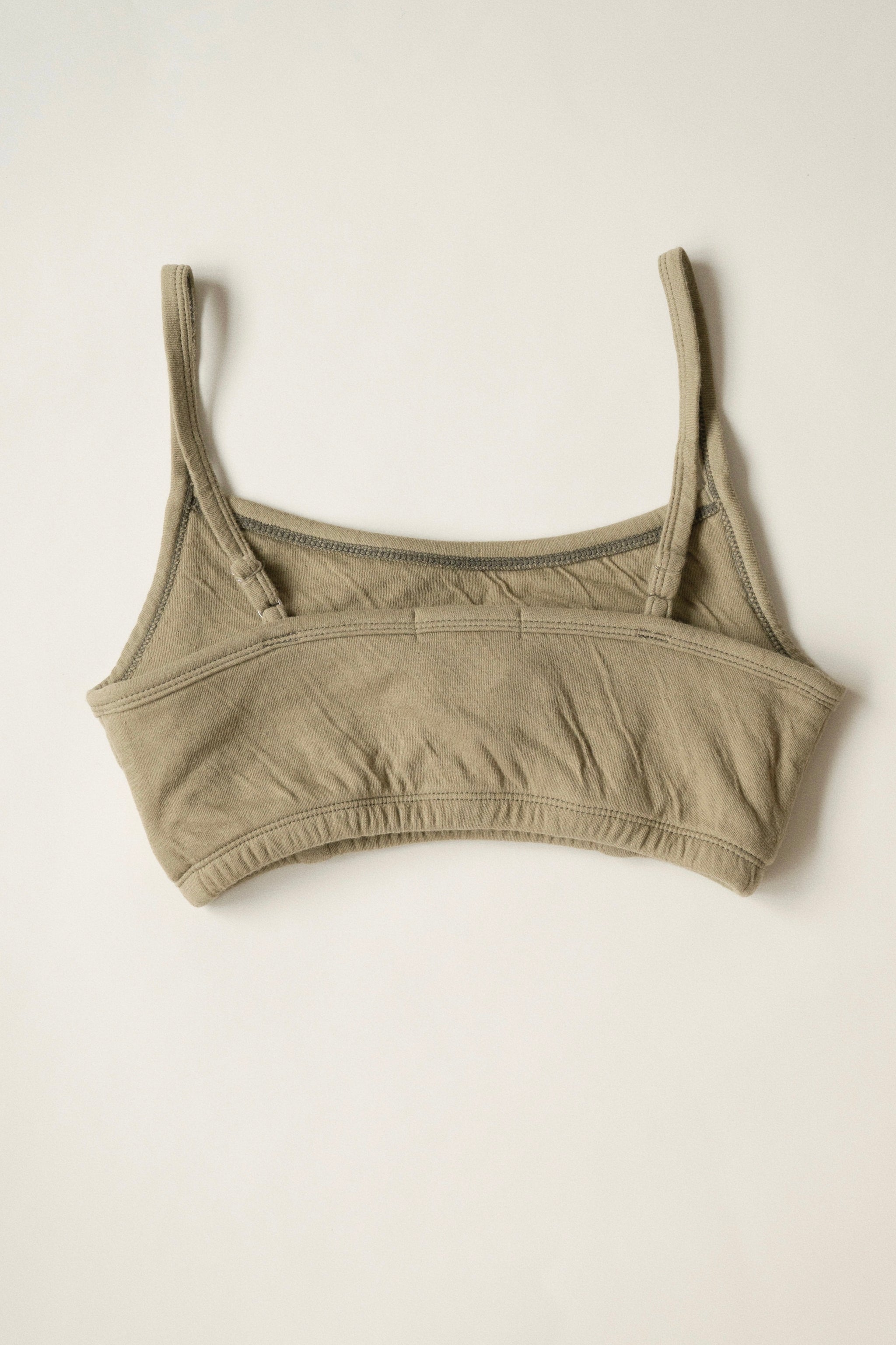 Organic cotton bratop (olive) – seed and soil