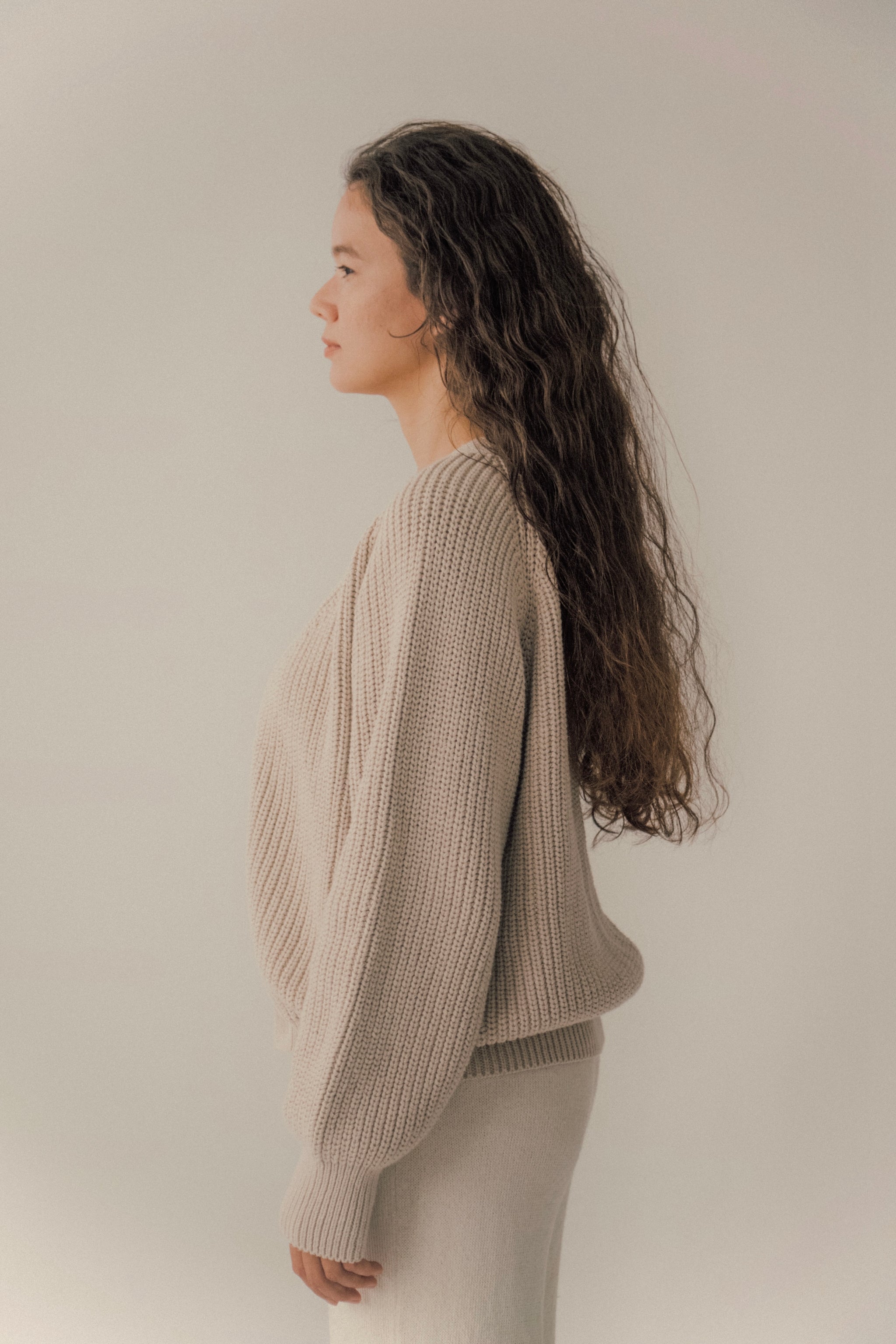 予約販売】Organic cotton cardigan(oat) – seed and soil