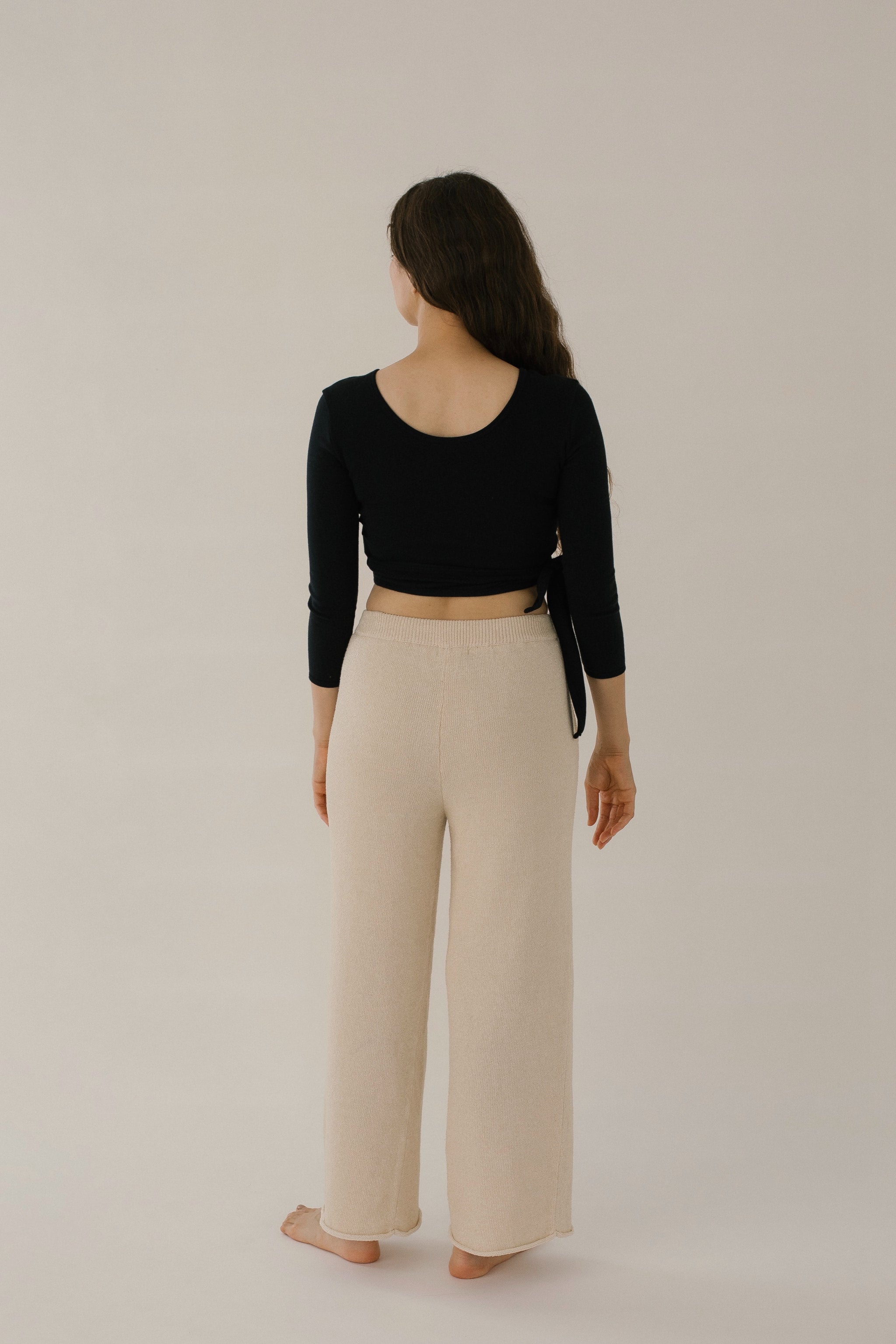❖seed and soils /organic cotton wrap top Sena Organic Cotton Wrap Tee