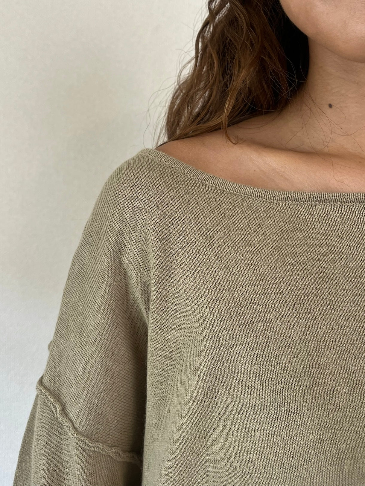 Comfy knit top (sage) – seed and soil