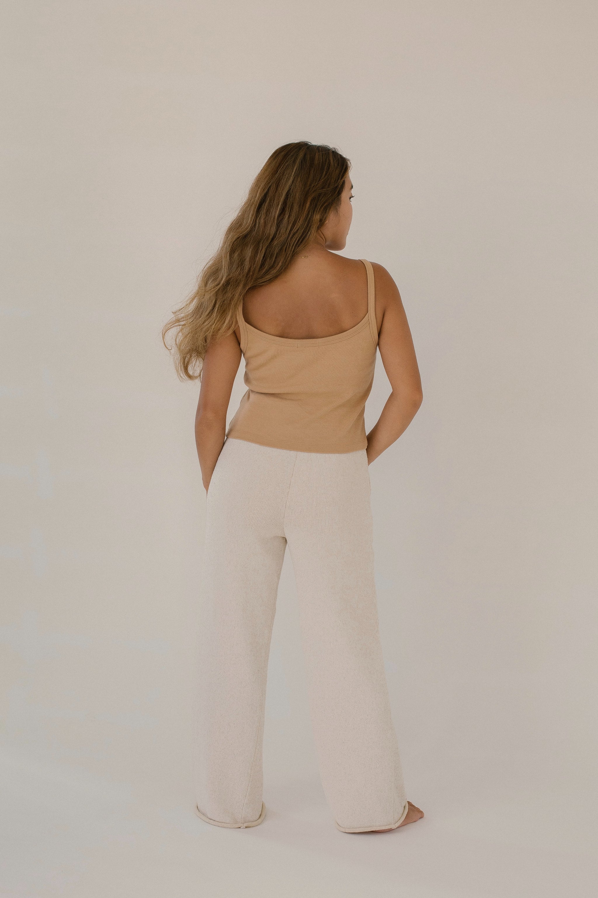 seed and soil Calm knit pants ベージュ Calm knit pants – seed and soil