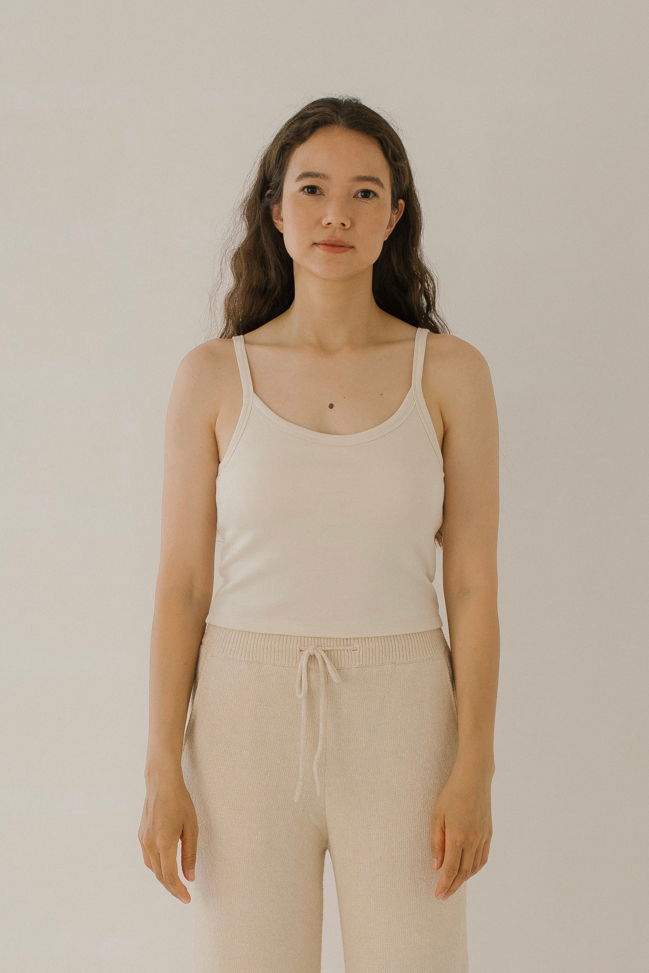 Organic cotton tank (ivory) – seed and soil
